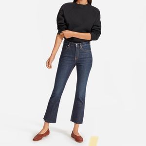 Everlane high rise kick crop bootcut jeans 26